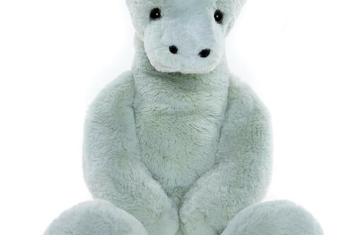 CHARLIE BEAR...Hello, I'm... STEVIE STEGOSAURUS (PEPPERMINT GREEN)-AUTO WIN