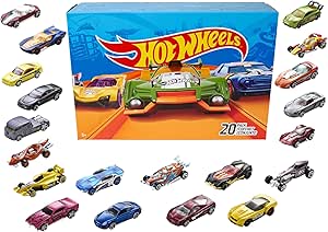 HOT WHEELS SET OF 20 TOY CARS, ASSORTED STYLES-AUTO WIN 13/06