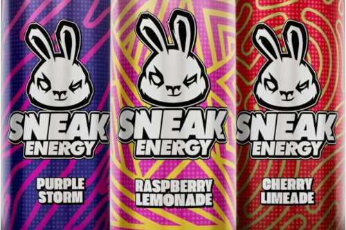 SNEAK Energy Drink Cans | Cherry Limeade, Purple Storm & Raspberry Lemonade | No Sugar. No Junk. Just Natural Caffeine, Focus-Boosting Nootropics in a Can | 500ml x 12 AUTO-WIN 15/06