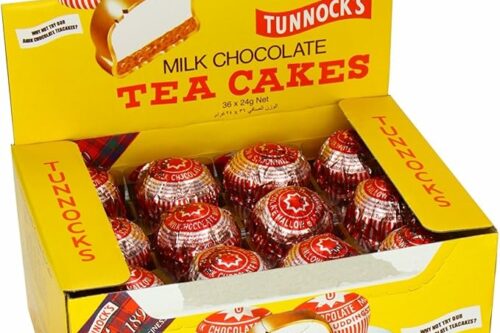 TUNNOCK’S REAL MILK CHOCOLATE TEA CAKES – 2 X 36’S-AUTO WIN 07/06