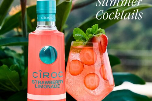 Cîroc Strawberry Limonade | 30% vol | 70cl | Premium Flavoured Vodka | Hints of Strawberry & Lemon Citrus AUTO-WIN 11/06