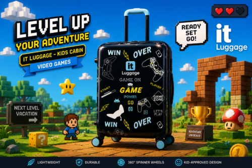 IT Luggage Liquified - Kids Cabin (Video Games)-AUTO WIN 27/06
