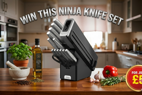 Ninja 14 Piece Stay Sharp Knife Block Set - Black- AUTO WIN 08/06