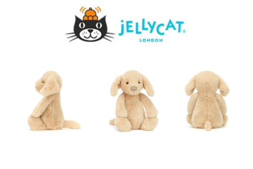 JELLYCAT Bashful Luxe Puppy Orlando AUTO-WIN 07/06