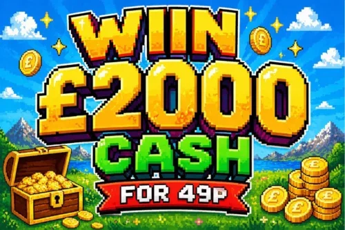 WIN £2000 CASH FOR 49P-15/06
