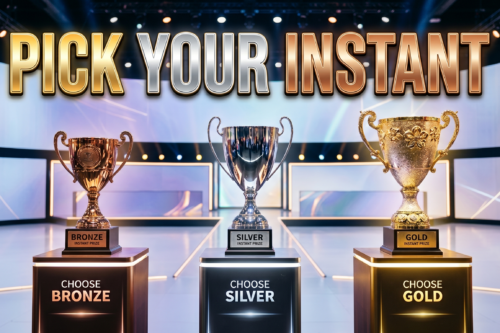 PICK YOUR INSTANT & £250 END PRIZE -AUTO WIN 12/06