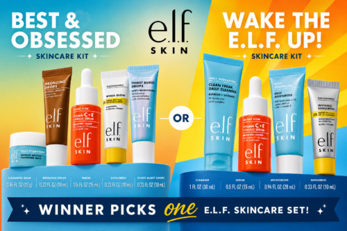 Winner Picks one ElF Skincare Set Best & Obsessed OR Wake the e.l.f. Up-AUTO WIN 15/06