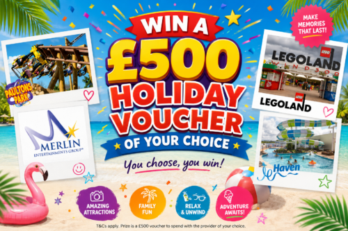 WIN A £500 HOLIDAY VOUCHER OF YOUR CHOICE- 09/06