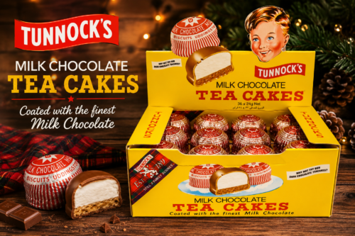 Tunnock's Tea Cakes - 36-Pack of Classic Scottish Milk Chocolate-Coated Marshmallow Treats with Crunchy Biscuit Base, AUTO-WIN 29/06