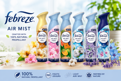 Febreze Air Mist Air Freshener Spray Mixed Scents 185ML –box of 6-AUTO WIN 07/06