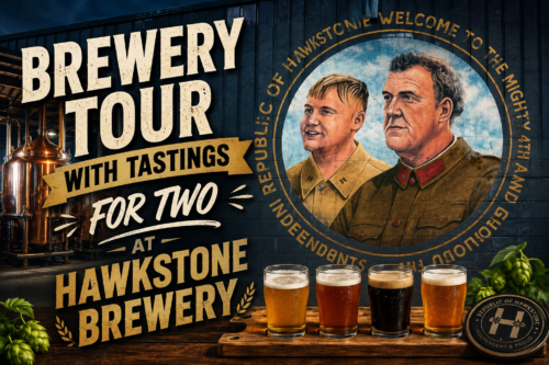 Brewery Tour with Tastings for Two at Hawkstone Brewery-AUTO WIN 19/06