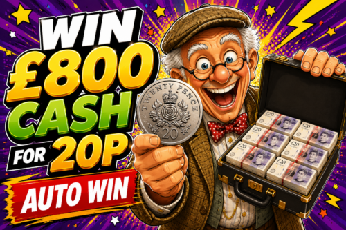 WIN £800 CASH FOR 20P - AUTO WIN-06/07