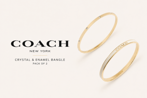Coach Crystal & Enamel Bangle, Pack of 2-AUTO WIN 11/06