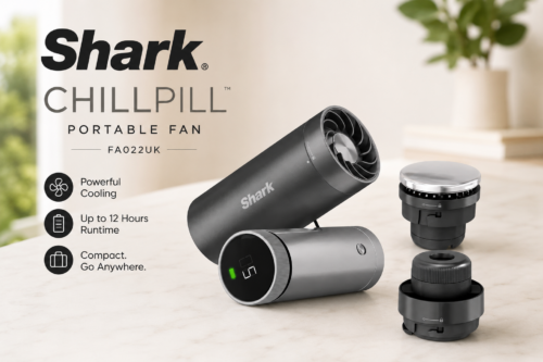 Shark ChillPill FA022UK Portable Fan, Grey-AUTO WIN- 13/06