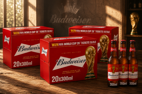 Budweiser Beer, 20 x 300ml x3 ,packaging may vary AUTO-WIN 25/06