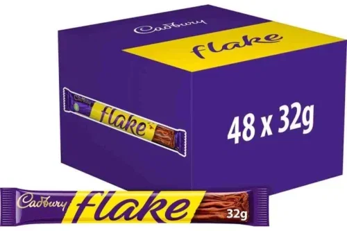 CADBURY FLAKE CHOCOLATE BAR 32G (BOX OF 48)-AUTO WIN 12/06