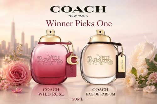 Winner Picks one Coach Wild Rose OR Coach 50ml Eau de Parfume-AUTO WIN 30/07