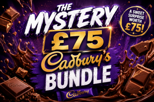 THE CADBURY'S £75 MEGA MYSTERY BUNDLE  AUTO-WIN 07/07