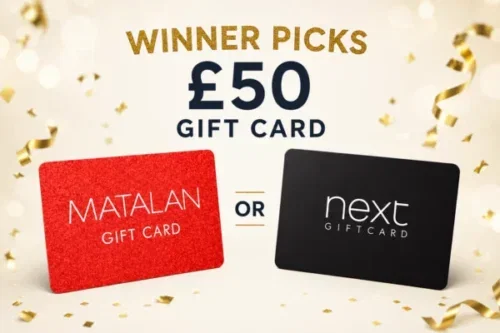 WINNER PICKS £50 GIFT CARD FOR NEXT OR MATALAN -AUTO WIN 26/07