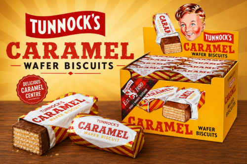 TUNNOCK MILK CHOCOLATE COATED CARAMEL WAFER BISCUITS 30 G (PACK OF 48)-AUTO WIN 27/07