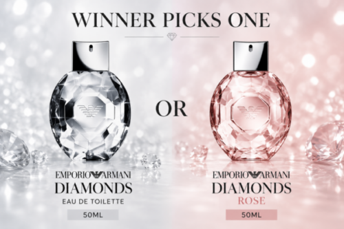 Winner Picks one Emporio Armani Diamonds Rose OR Diamonds Eau de Toilette 50ml-AUTO WIN 29/08