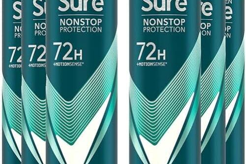 Sure Men Nonstop Protection Sensitive Deodorant  Pack of 6-AUTO WIN
