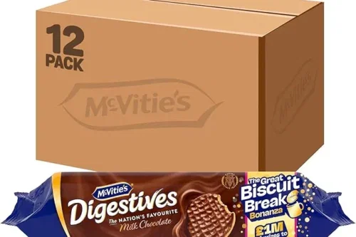 MCVITIE’S MILK CHOCOLATE DIGESTIVE BISCUITS (12 X 400G)-AUTO WIN 26/07