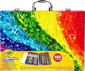 CRAYOLA INSPIRATION ART CASE – 140 PIECES OF COLOURING FUN! | INCLUDES CRAYONS, MARKERS, PENCILS & PAPER-AUTO WIN 18/07