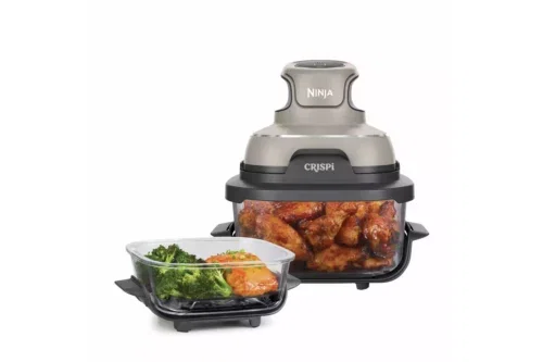 Ninja CRISPi 4-in-1 FN101UKST 4.5L Portable Air Fryer-Stone-AUTO WIN 29/07