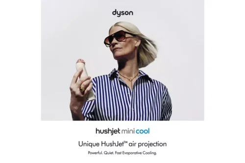 Dyson Hushjet Stone Blush Mini Cool Handheld Fan-AUTO WIN 27/07