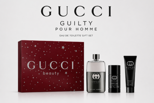 GUCCI Guilty Pour Homme Eau de Toilette Gift Set-AUTO WIN 08/09