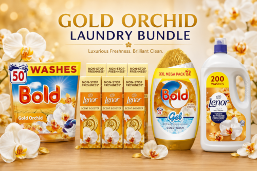Gold Orchid Laundry Bundle- AUTO WIN 10/08