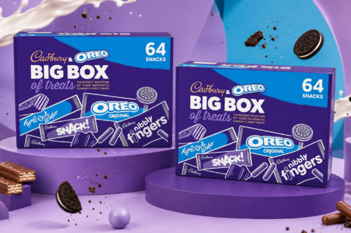 x2 Cadbury & OREO Big Box of Treats, 64 Assorted Chocolates 1618 g (Pack of 1) | 24 Timeout Bars, 6 Mini Fingers, 11 Snacks, 23 Oreo, For Sharing