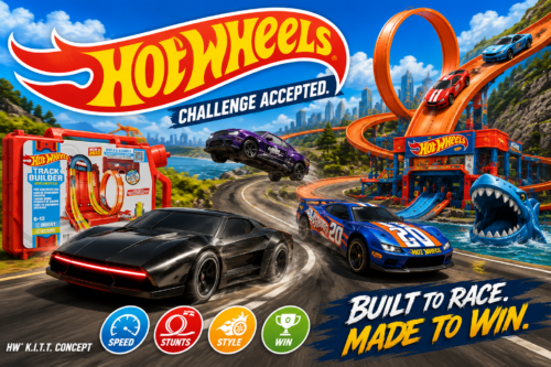 Hot Wheels Fuel Can Stunt Box Playset with Cars -AUTO WIN 30/07