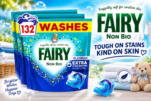 Fairy Non Bio Platinum Washing Pods Extra Stain Removal (44ctx3) AUTO-WIN 30/07