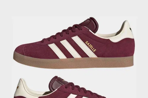 adidas Originals Burgundy Red Gazelle Trainers-AUTO WIN 16/07