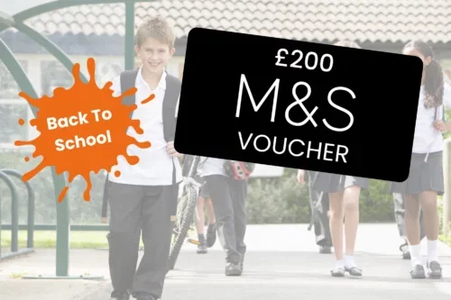 £200 M&S BACK TO SCHOOL VOUCHER -AUTO WIN 25/07