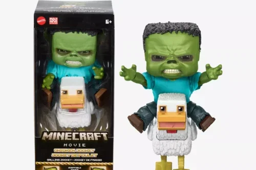 Minecraft Large Chicken Jockey Action Figure 23.3cm-AUTO WIN 23/07