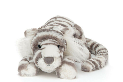 JELLYCAT LITTLE Sacha Snow Tiger-AUTO WIN 07/07