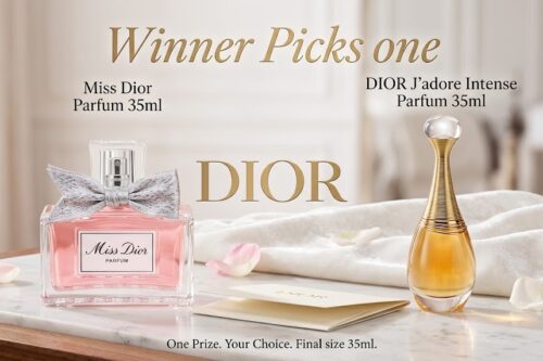 Winner Picks one DIOR J'adore Intense Parfum 35ml OR Miss Dior Parfum 35ml-AUTO WIN 10/09