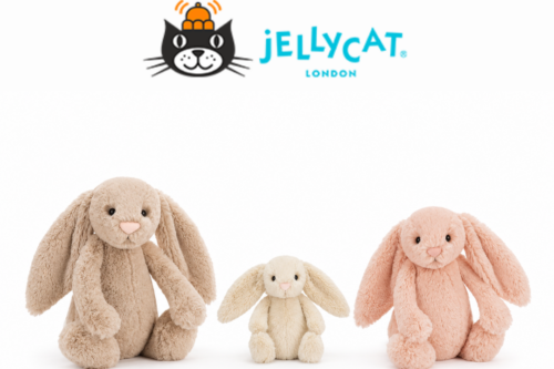 JELLYCAT Wheat Flufflet Bunny,Bashful Blush Bunny and jellycat bashfull bunny AUTO-WIN 06/07
