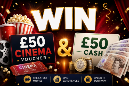 Win £50 Cinema Voucher and £50 Cash - AUTO WIN 24/07
