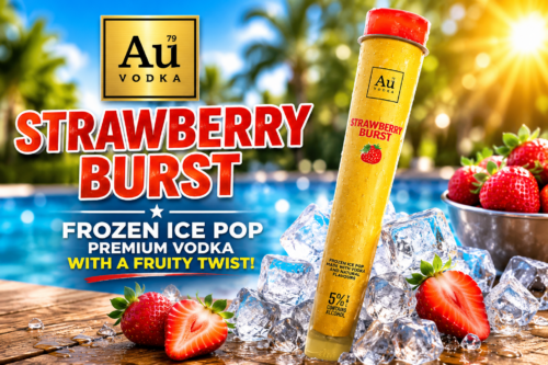 AU VODKA STRAWBERRY BURST ICE LOLLIES - 24 PACK-AUTO WIN 03/08
