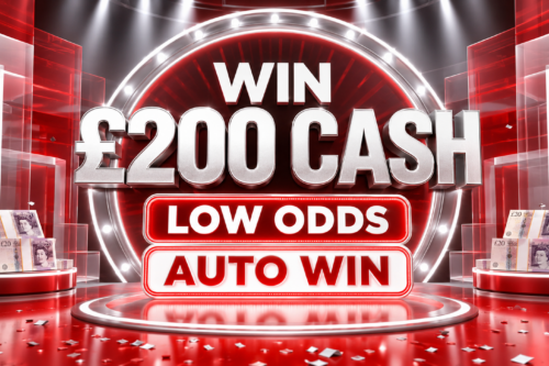 WIN £200 CASH- LOW ODDS AUTO WIN 28/07