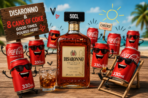 Disaronno and 8 Cans of Coke -AUTO WIN 20/07