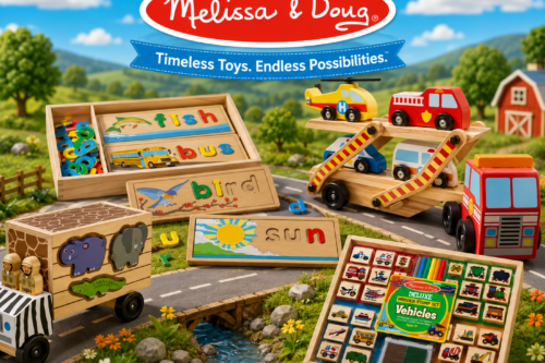 Melissa & Doug Wooden Toy Bundle- AUTO WIN 27/07