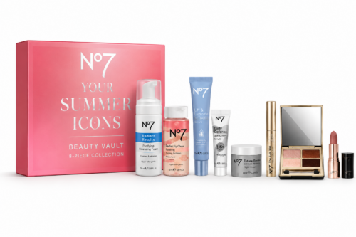 No7 Your Summer Icons 8-Piece Beauty Vault-AUTO WIN 15/07