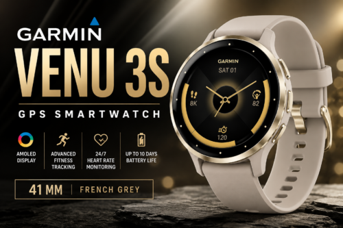 Garmin Venu 3S GPS Smartwatch, 41 mm, AMOLED, French Grey AUTO-WIN 05/08