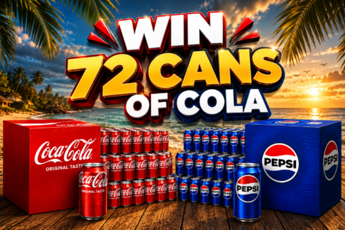72 cans of Cola AUTO-WIN 21/07