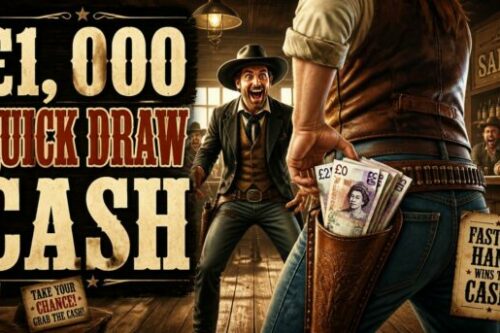 £1000 QUICK CASH – AUTO DRAW – 06/08